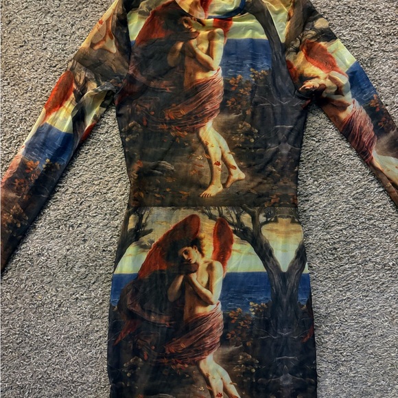 AKIRA brand Woman’s size small Watercolor painting dress Like new condition - Picture 10 of 16